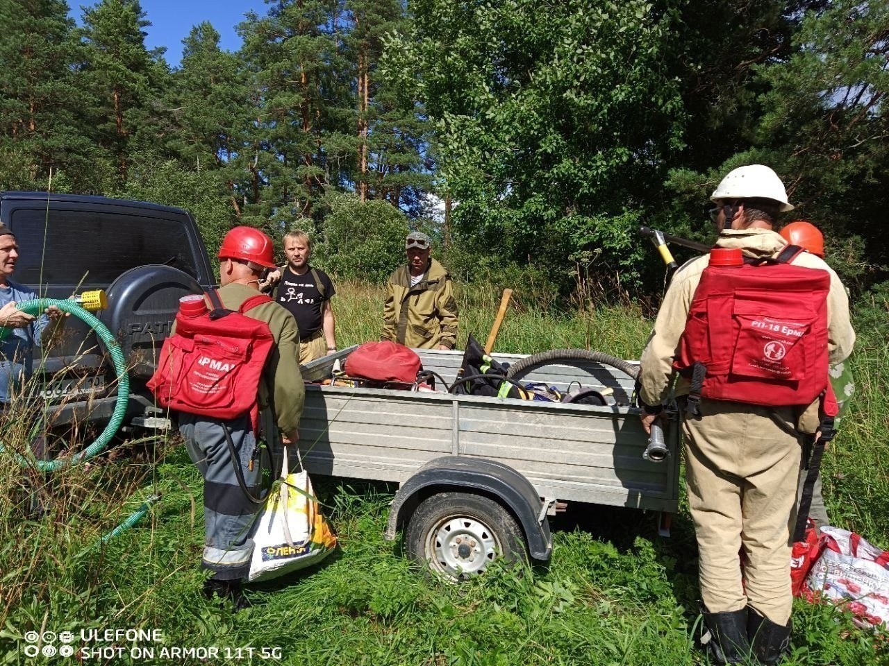 В Национальном парке "Ладожские шхеры" завершилась работа конференции и тренинг-семинара по вопросам борьбы с пожарами