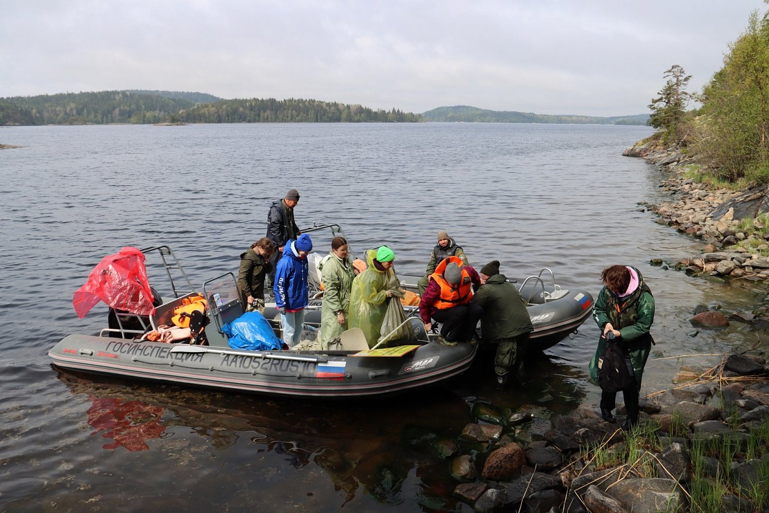 Акция «Чистые острова Ладоги»