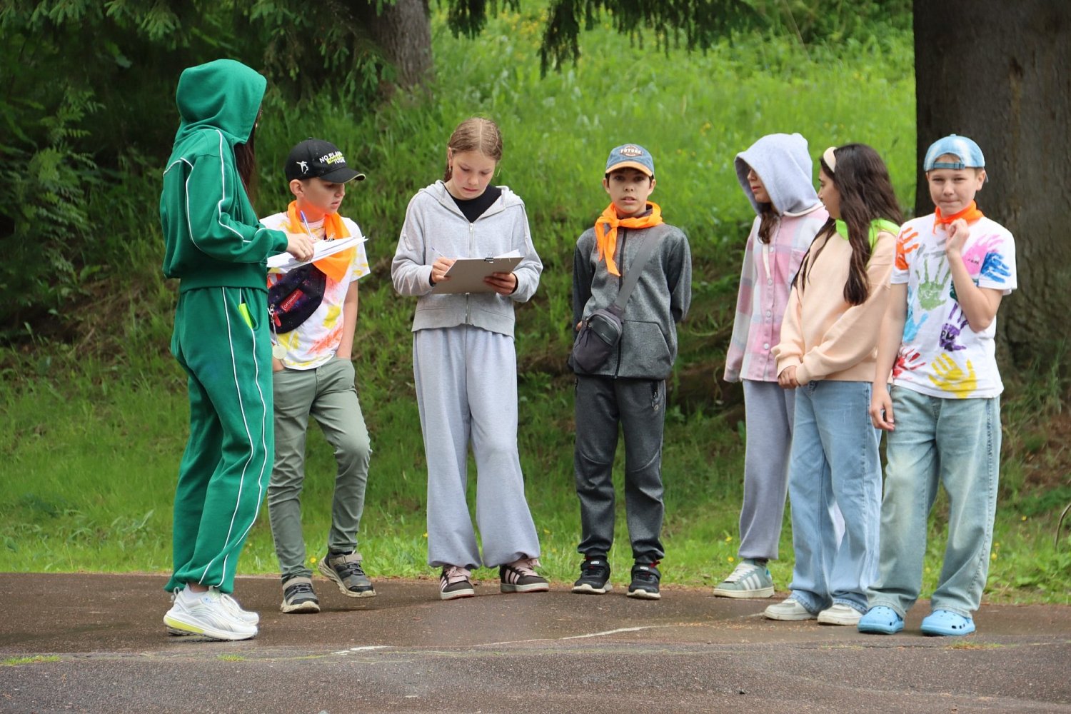 Лето, парк и "Ладожские шхеры"